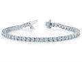 2 cttw Round Diamonds Tennis Bracelet (7 inches) - IGI Certified