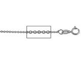 925 Sterling Silver Diamond Cut Cable Chain Necklace 1.4 mm 18 inches