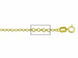 14 kt Yellow Gold Rolo Chain Necklace 1.60mm 24"