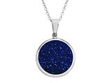 Blue Drusy Pendant