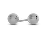 14k White Gold 4mm Ball Earrings