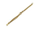 18K Yellow Gold Plated Silver Interlocking Mesh Bracelet