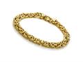 Yellow Gold Plated Silver 7.5 inches Byzantina Bracelet