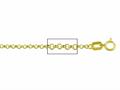 14 kt Yellow Gold Rolo Chain Necklace 1.60mm 18 inches