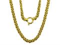 Yellow Gold Plated Silver 18 inches Byzantina Necklace