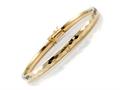 18K Yellow Gold Plated Silver Bangle