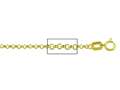 14 kt Yellow Gold Rolo Chain Necklace 1.60mm 20 inches