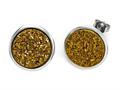 Yellow Drusy Earrings