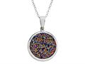 Multi Color Drusy Pendant