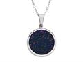 Purple Drusy Pendant