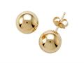 14k Yellow Gold 4mm Ball Earrings