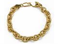 18K Yellow Gold Plated Silver Link Bracelet