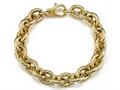 18K Yellow Gold Plated Silver Link Bracelet