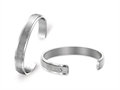 Inori Stainless Steel Bangle Cubic Zirconia (CZ)