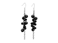 Inori Stainless Steel Earring with Onyx