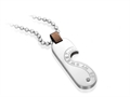 Inori Stainless Steel Be My Sweet Heart 2 of a Kind Pendant