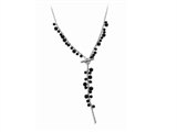Inori Stainless Steel Necklace Onyx