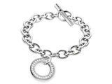 Inori Steel with Cubic Zirconia (CZ) Circle Charm
