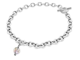 Inori Disco Ball Crystal Charm Necklace