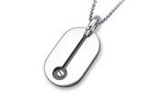 Inori Stainless Steel Dog Tag Pendant