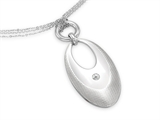 Inori Stainless Steel Pendant Cubic Zirconia (CZ)