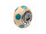 SilveRado™ AD26 Murano Glass Ivory Coast Bead / Charm