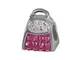 SilveRado™ BK006-2-1 Bling Kidz Handbag Bling Pink Bead / Charm