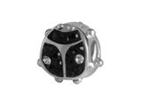 SilveRado™ BK010-0-1 Bling Kidz Lady Bird Black Bead / Charm