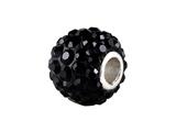 SilveRado™ BM001-0 Bling Razzle Dazzle Black Bead / Charm