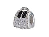 SilveRado™ BM010-1-0 Bling Handbag Bling White Bead / Charm