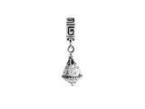 SilveRado™ BM021-1 Bling Dangle Bling White Bead / Charm