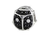 SilveRado™ BM033-0-1 Bling Lady Bird Black Pandora Compatible Bead / Charm