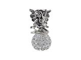 SilveRado™ BM037-1 Bling Fairy Bling White Bead / Charm