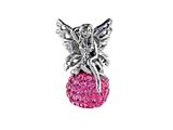 SilveRado™ BM040-2 Bling Fairy Bling Pink Bead / Charm