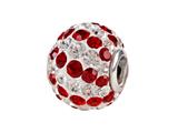 SilveRado™ BMT001-2 Bling-Red and White Spiral