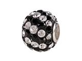 SilveRado™ BMT001-3 Bling-Black and White Spiral