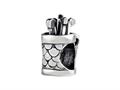 SilveRado™ MAU017 Sterling Silver Golf Clubs Pandora Compatible Bead / Charm