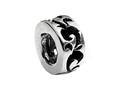 SilveRado™ MS070 Sterling Silver Wave Spacer Bead / Charm