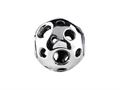 SilveRado™ MS615 Sterling Silver Focal Puzzle Ball Bead / Charm