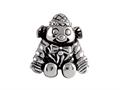 SilveRado™ MUS006 Sterling Silver Happy Clown Bead / Charm