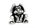 SilveRado™ SRK028 Sterling Silver Kidz Dog Bead / Charm