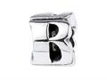 SilveRado™ SRM038 Sterling Silver Letter B Bead / Charm