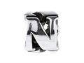 SilveRado™ SRM050 Sterling Silver Letter N Bead / Charm