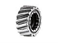 SilveRado™ SRM102 Sterling Silver Unisex Cog # 2 Spacer Bead / Charm