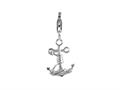 SilveRado™ VR055 Verado Sterling Silver Anchor Your Life Bead / Charm with Lobster Clasp