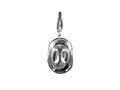 SilveRado™ VR174 Verado Sterling Silver Go West Bead / Charm with Lobster Clasp