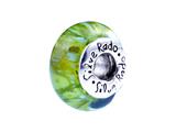 SilveRado™ F04 Murano Glass Pine Lime Pandora Compatible Bead / Charm