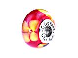 SilveRado™ FL04 Murano Glass Hawaiian Princess Bead / Charm