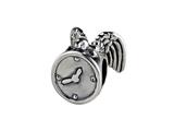 SilveRado™ MAU018 Sterling Silver Time Flies Pandora Compatible Bead / Charm