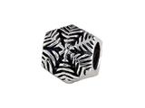 SilveRado™ MAU025 Sterling Silver Snow Flake Pandora Compatible Bead / Charm